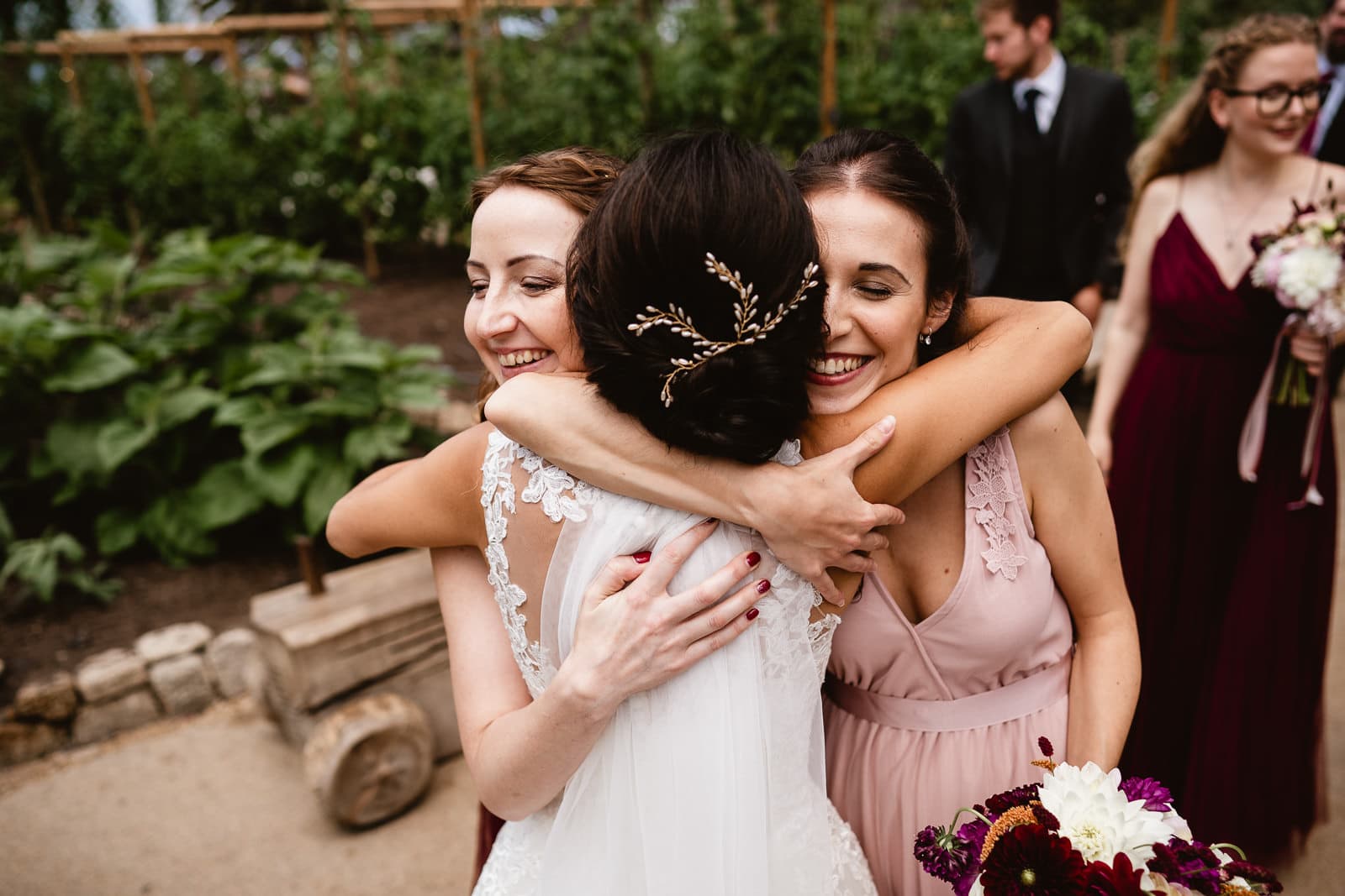 Wedding images from the Eden Project in Cornwal
